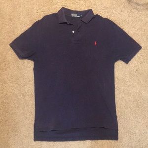 Polo ralph lauren navy polo shirt small